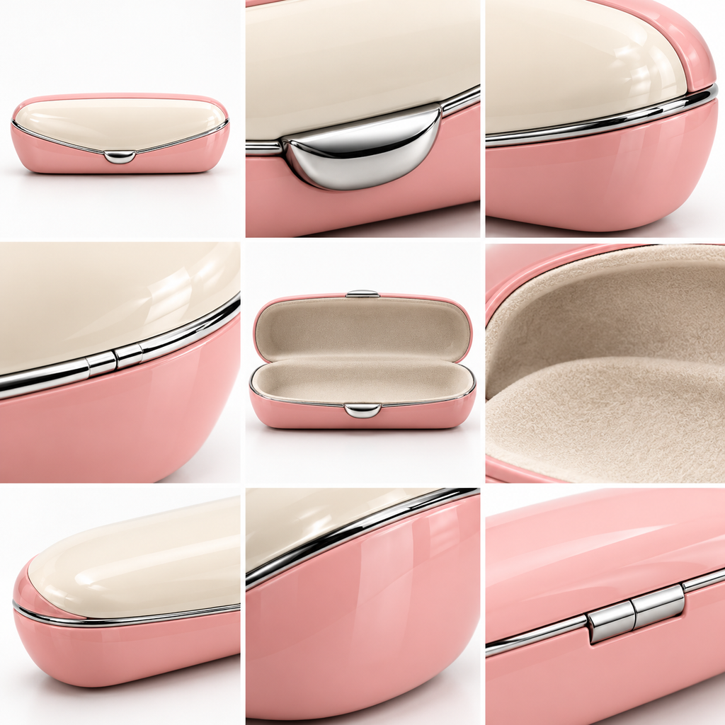 Blush Pearl Elegant Eyeglass Case