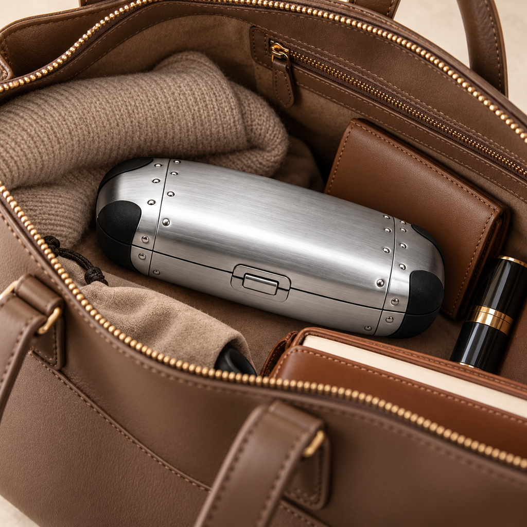 AeroShield Metal Eyeglass Case