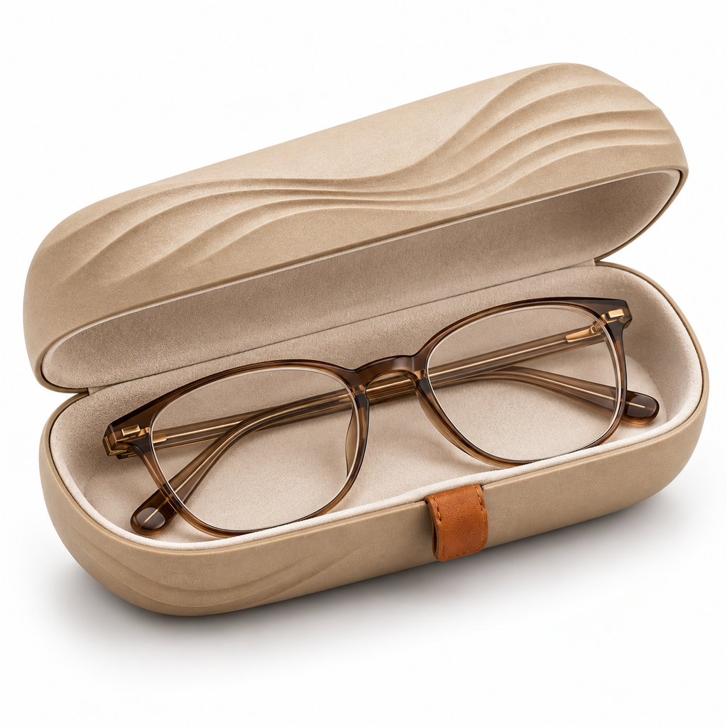 Sand Dune Sculptural Eyeglass Case