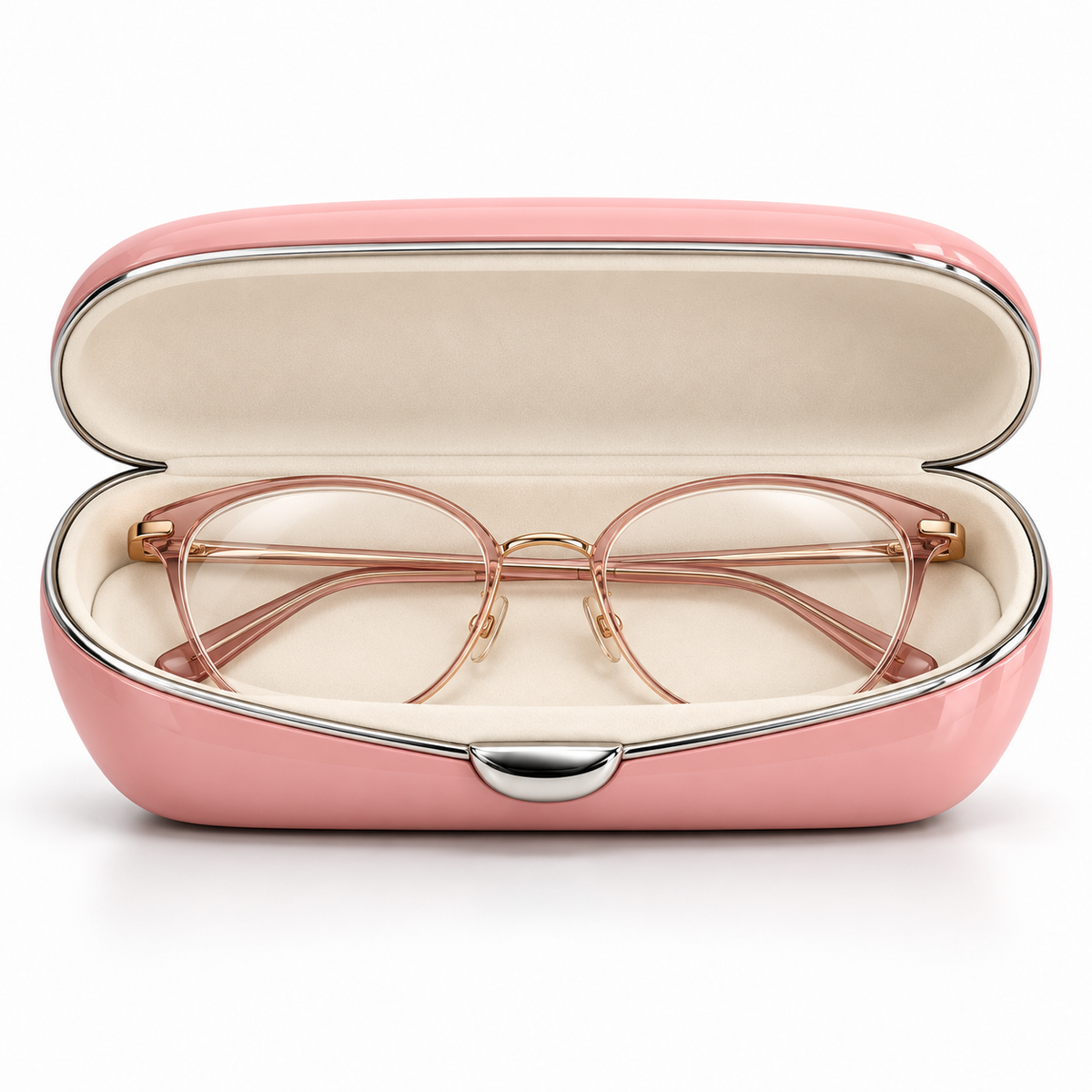 Blush Pearl Elegant Eyeglass Case