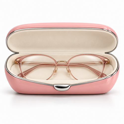 Blush Pearl Elegant Eyeglass Case