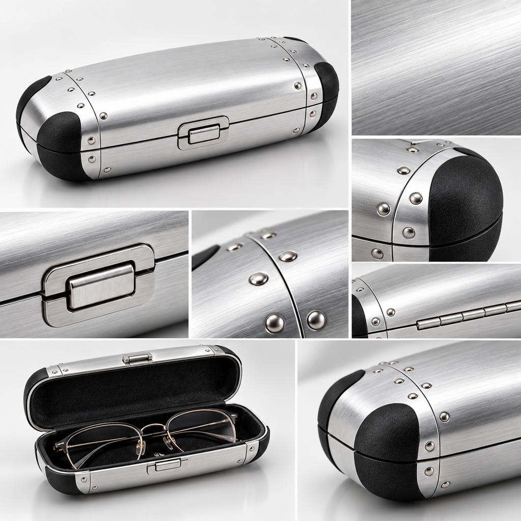 AeroShield Metal Eyeglass Case