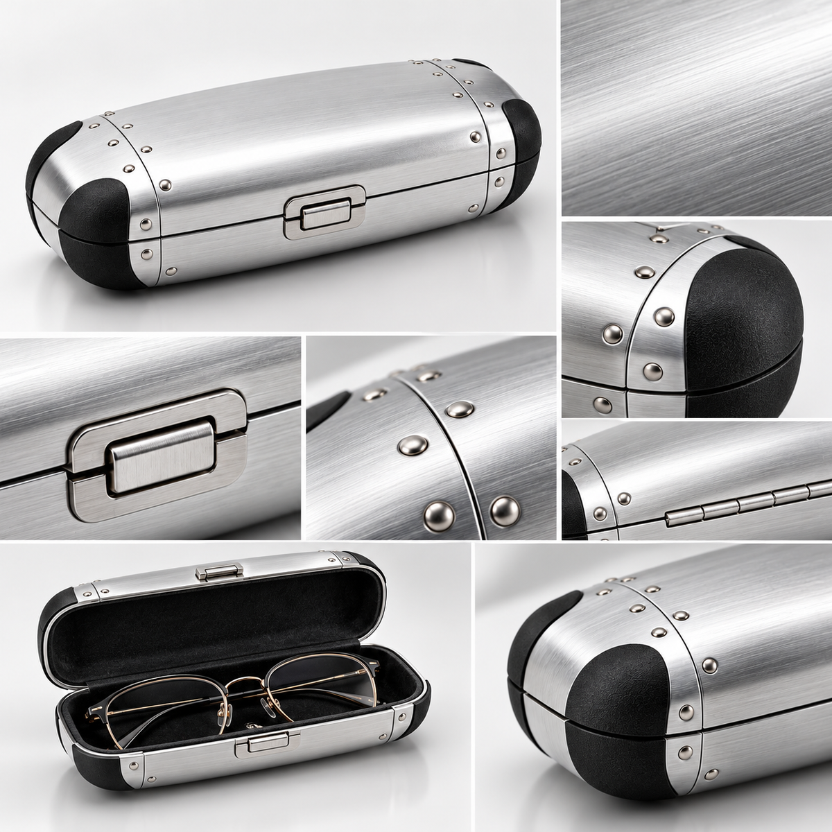 AeroShield Metal Eyeglass Case
