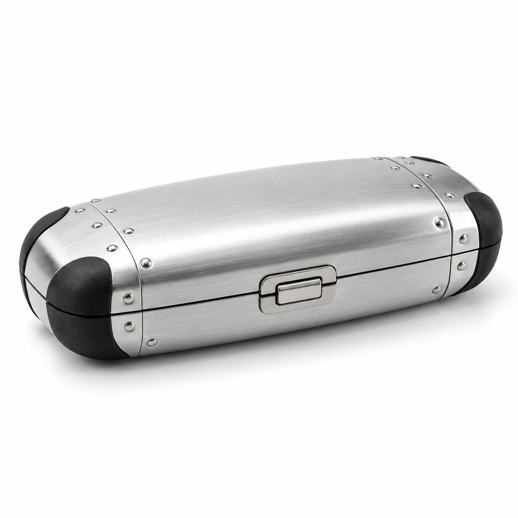 AeroShield Metal Eyeglass Case