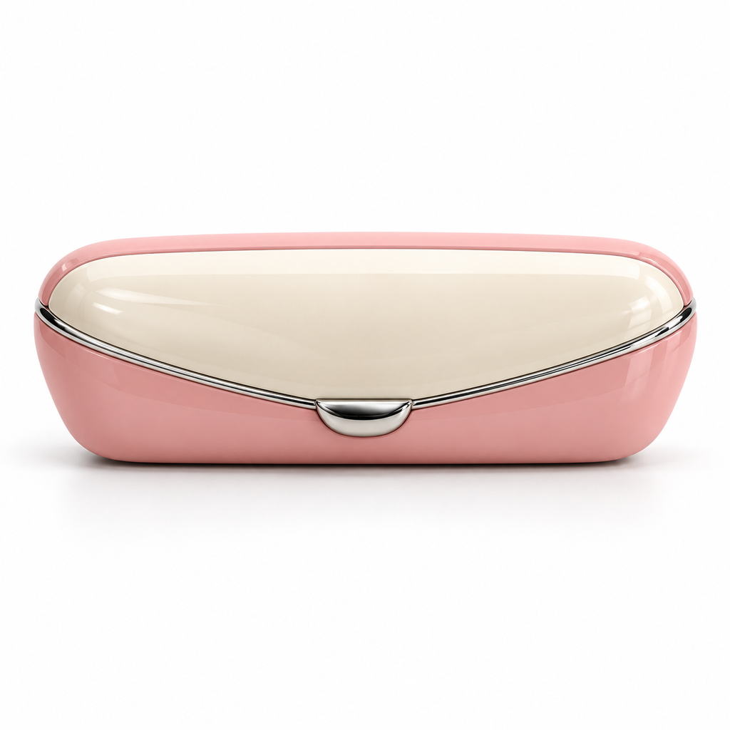 Blush Pearl Elegant Eyeglass Case