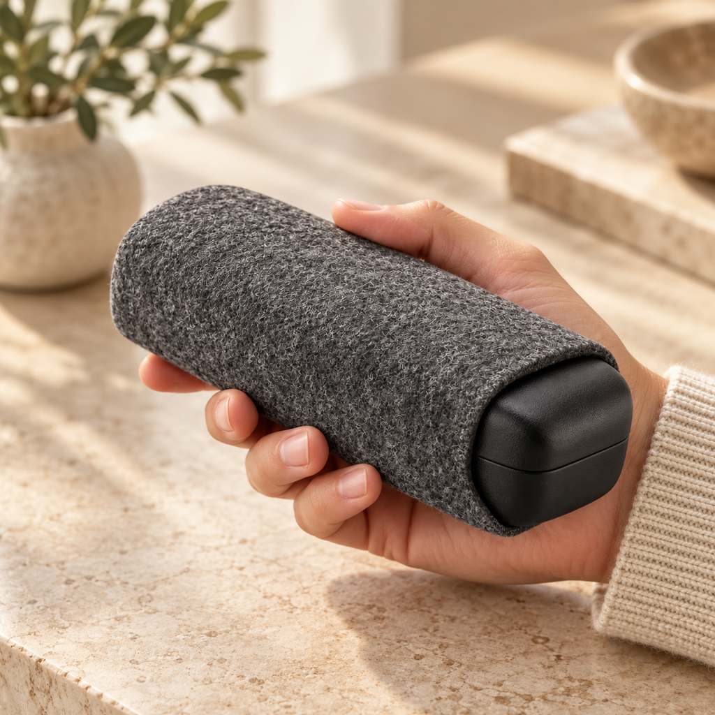 Slate Felt Minimalist Eyeglass Case